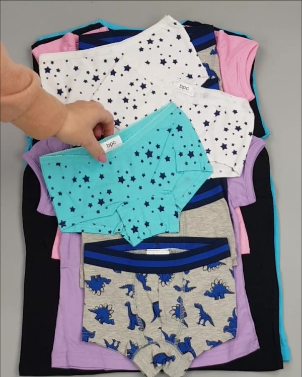 Фотография  697 - Нижнее белье Bon Prix дети#50 шт, ЛОТ №3242 оптом в Москве и Московской области