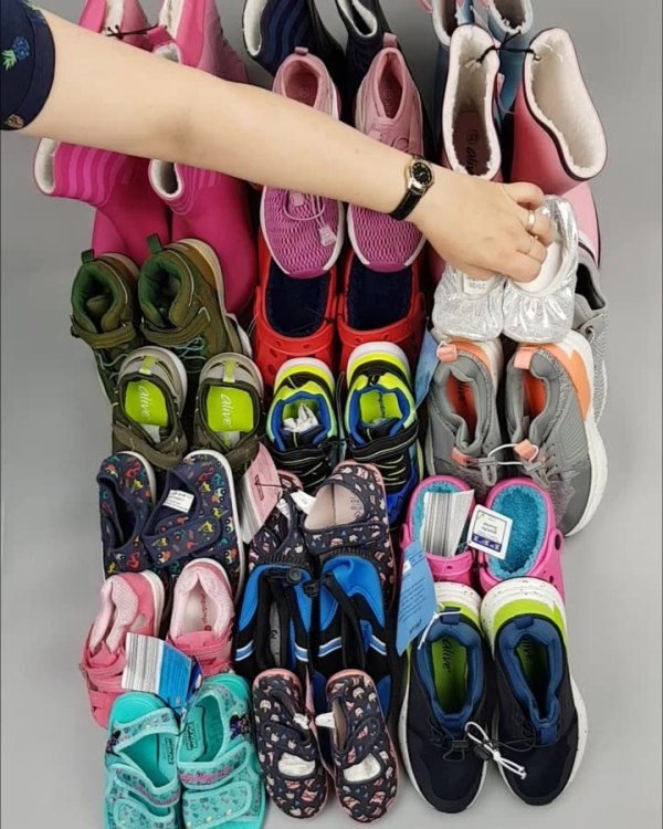 Фотография  475 - Обувь ALDI дети лето#10 кг, ЛОТ №4453 оптом в Москве и Московской области