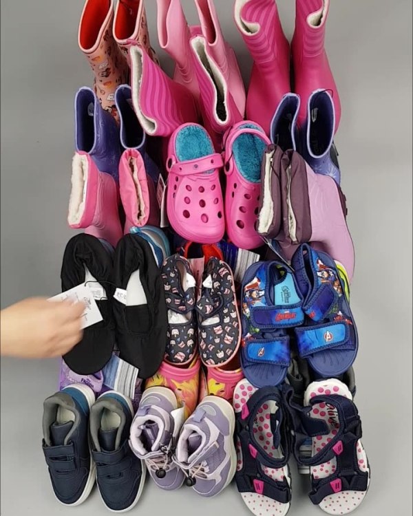 Фотография  559 - Обувь ALDI дети лето#10 кг, ЛОТ №4454 оптом в Москве и Московской области