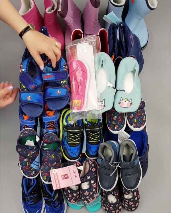 Фотография  571 - Обувь ALDI дети лето#10 кг, ЛОТ №4455 оптом в Москве и Московской области