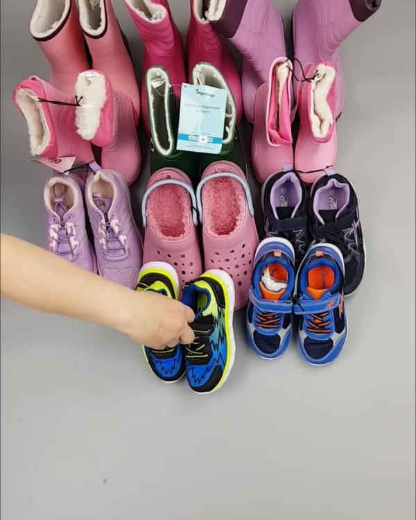 Фотография  766 - Обувь ALDI дети лето#10 кг, ЛОТ №4456 оптом в Москве и Московской области