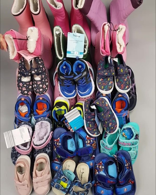 Фотография  873 - Обувь ALDI дети лето#10 кг, ЛОТ №4456 оптом в Москве и Московской области