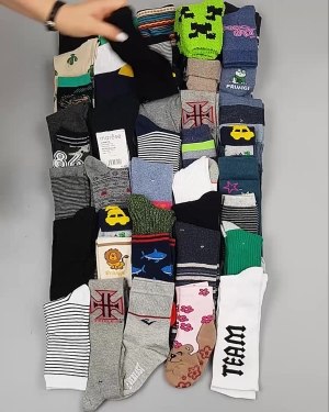 Фотография  222 - Носки дети СТОК зима#5 кг, ЛОТ №4870 оптом в Москве и Московской области