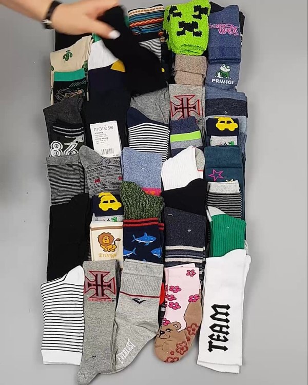 Фотография  185 - Носки дети СТОК зима#5 кг, ЛОТ №4870 оптом в Москве и Московской области