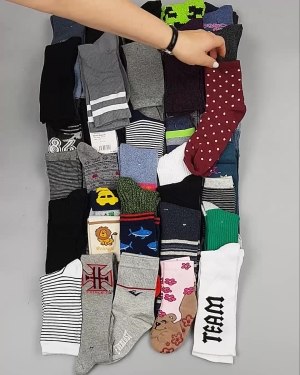 Фотография  930 - Носки дети СТОК зима#5 кг, ЛОТ №4870 оптом в Москве и Московской области