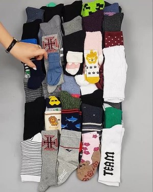 Фотография  708 - Носки дети СТОК зима#5 кг, ЛОТ №4870 оптом в Москве и Московской области