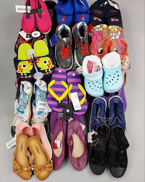 Фотография  591 - Обувь детская СТОК Summer#7,85 кг, ЛОТ №6196 оптом в Москве и Московской области