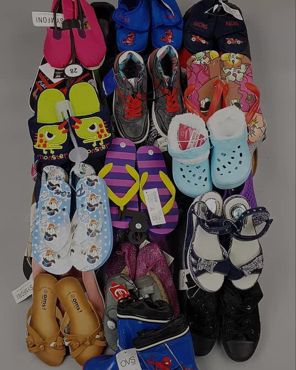 Фотография  184 - Обувь детская СТОК Summer#7,85 кг, ЛОТ №6196 оптом в Москве и Московской области