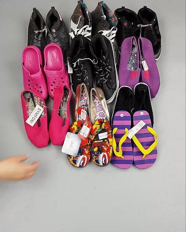 Фотография  881 - Обувь детская СТОК Summer#6,15 кг, ЛОТ №6197 оптом в Москве и Московской области