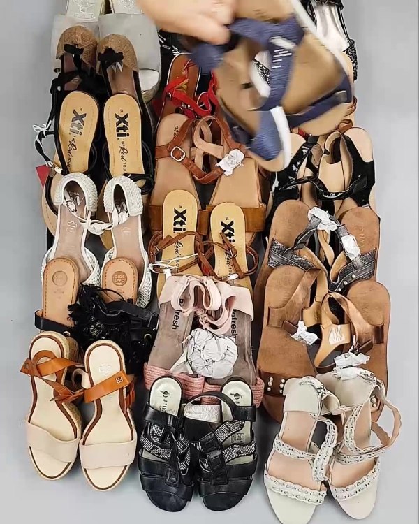 Фотография  169 - Обувь босоножки#10,9 кг, ЛОТ №6361 оптом в Москве и Московской области