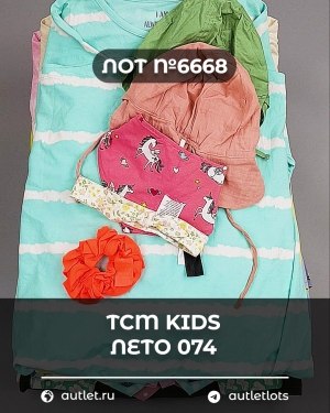 Купить TCM Kids лето 074#7 кг, ЛОТ №6668 оптом в Москве и Московской области