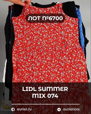 Купить LIDL Summer mix 074#15 кг, ЛОТ №6700 оптом в Москве и Московской области