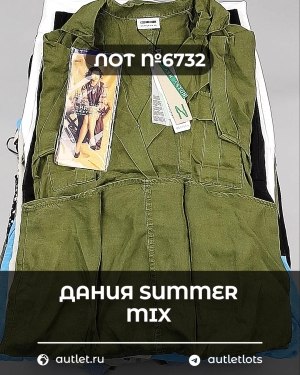 Купить ДАНИЯ Summer mix 24#15 кг, ЛОТ №6732 оптом в Москве и Московской области
