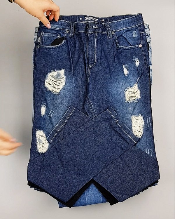 Фотография  871 - Cream Джинсы женские#25 кг оптом в Москве и Московской области