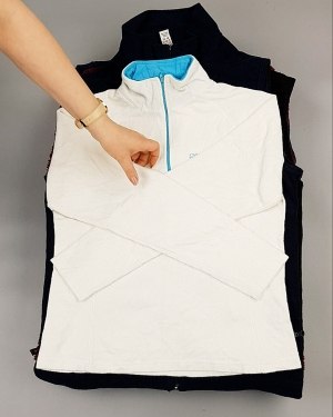 Фотография  516 - А 25302 Флис толстовки (Fleece jackets)#25 кг оптом в Москве и Московской области