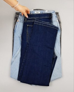Фотография  589 - Джинсы WRANGLER м/ж#8,1 кг, ЛОТ №7011 оптом в Москве и Московской области