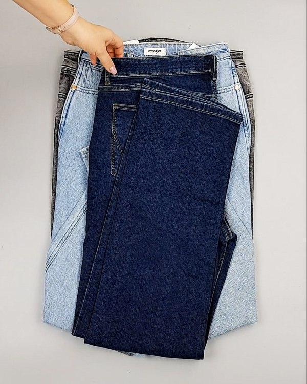 Фотография  439 - Джинсы WRANGLER м/ж#8,1 кг, ЛОТ №7011 оптом в Москве и Московской области