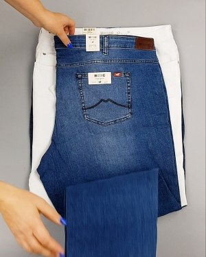 Фотография  588 - Джинсы MUSTANG м/ж#5 кг, ЛОТ №6960 оптом в Москве и Московской области