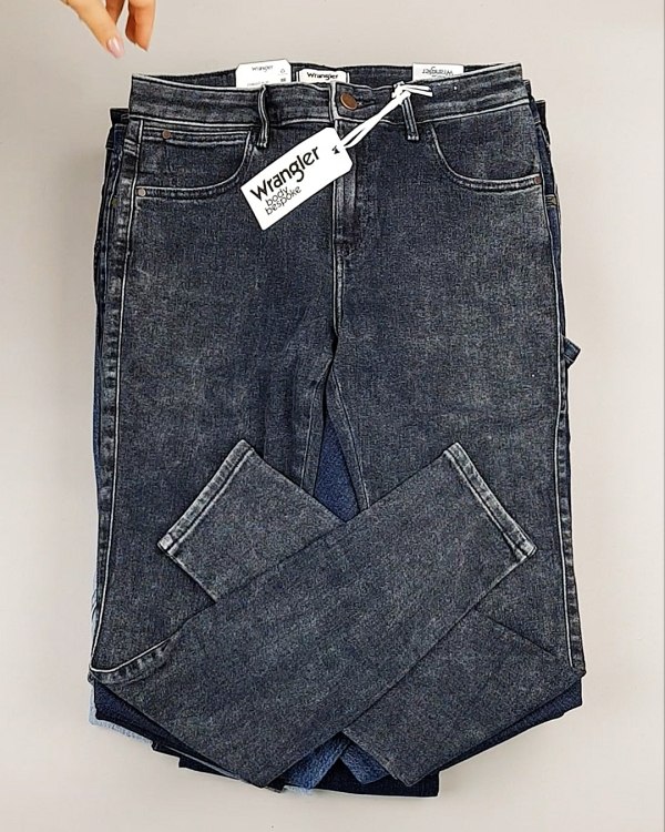 Фотография  485 - Джинсы WRANGLER м/ж#8,1 кг, ЛОТ №7011 оптом в Москве и Московской области