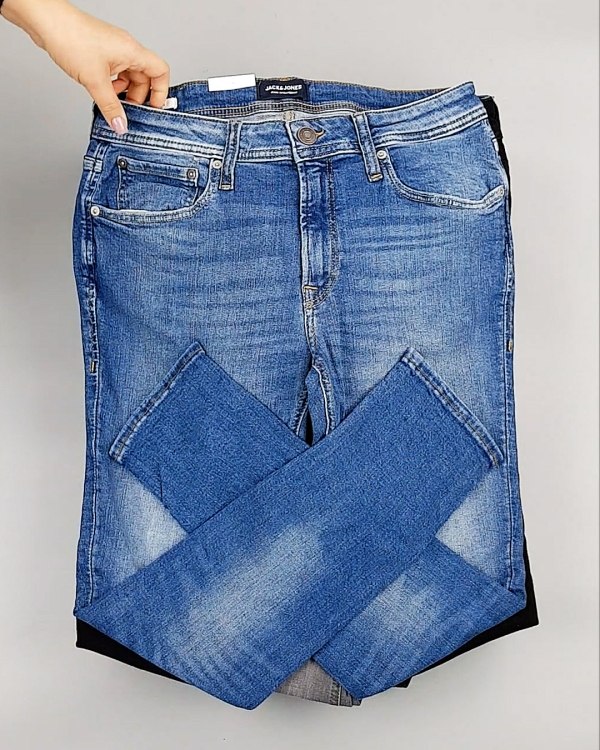 Фотография  613 - Джинсы JACK JONES 094#10 кг, ЛОТ №6980 оптом в Москве и Московской области