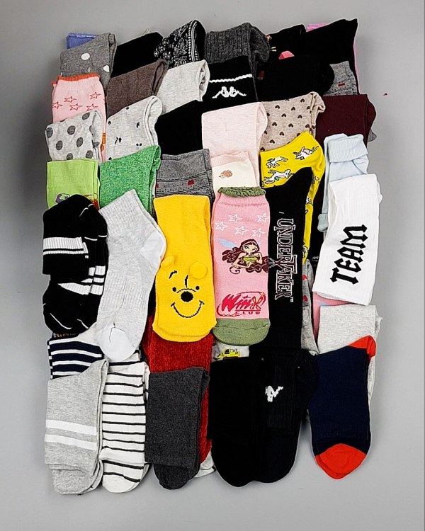 Фотография  402 - Носки дети СТОК зима#5 кг, ЛОТ №6989 оптом в Москве и Московской области