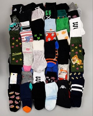 Фотография  344 - Носки дети СТОК зима#5 кг, ЛОТ №6988 оптом в Москве и Московской области