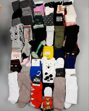 Фотография  349 - Носки дети СТОК зима#5 кг, ЛОТ №6986 оптом в Москве и Московской области