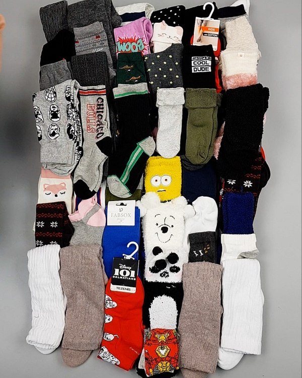 Фотография  781 - Носки дети СТОК зима#5 кг, ЛОТ №6986 оптом в Москве и Московской области