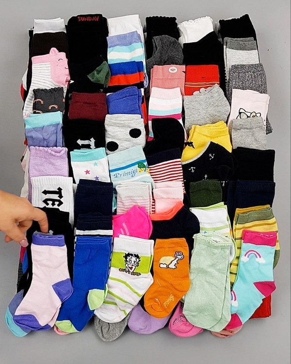 Фотография  481 - Носки дети СТОК лето#5 кг, ЛОТ №6993 оптом в Москве и Московской области