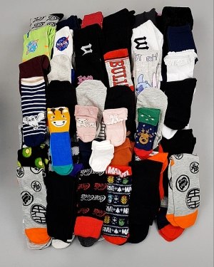 Фотография  872 - Носки дети СТОК зима#5 кг, ЛОТ №6989 оптом в Москве и Московской области