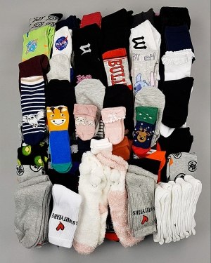 Фотография  124 - Носки дети СТОК зима#5 кг, ЛОТ №6989 оптом в Москве и Московской области