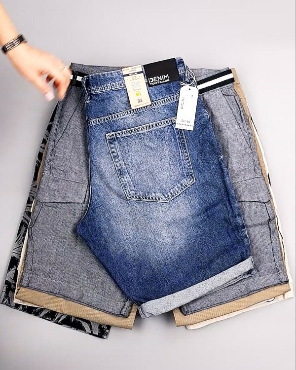 Фотография  556 - Шорты мужские TOM TAILOR 124#3,75 кг, ЛОТ №7601 оптом в Москве и Московской области