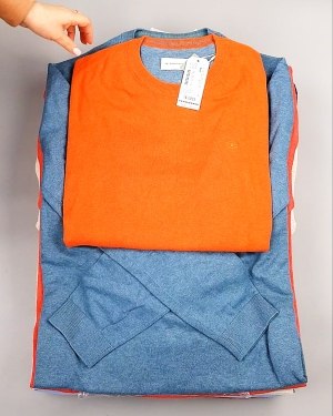 Фотография  700 - Джемпера легкие мужские TOM TAILOR 124#8,35 кг, ЛОТ №7605 оптом в Москве и Московской области