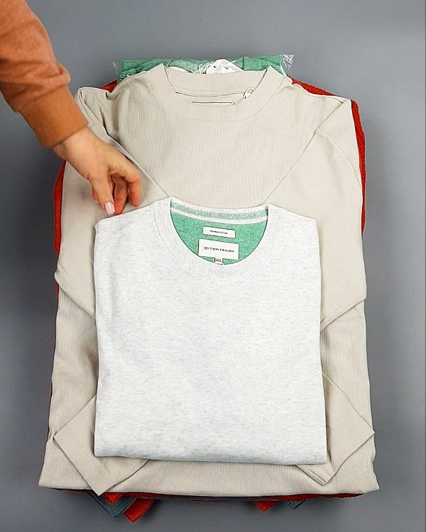 Фотография  942 - Джемпера легкие мужские TOM TAILOR 124#8,7 кг, ЛОТ №7606 оптом в Москве и Московской области