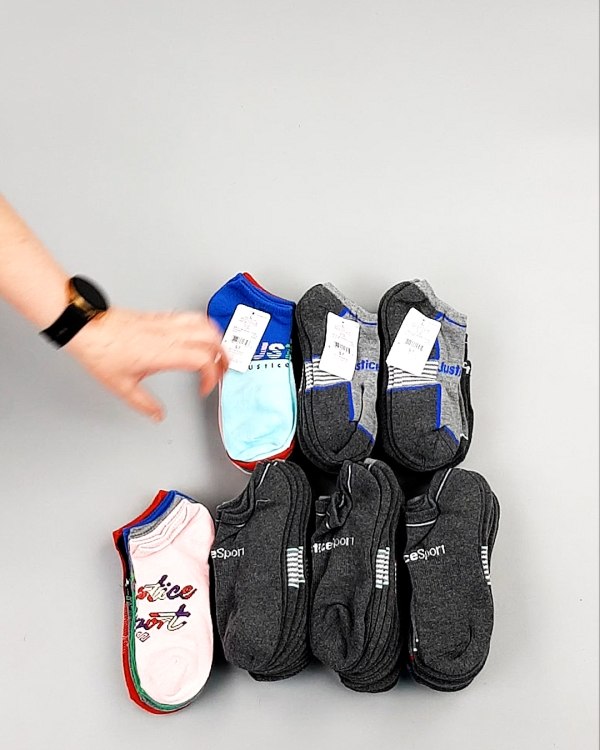 Фотография  570 - Носки дети лето CAN 084#5 кг, ЛОТ №8001 оптом в Москве и Московской области