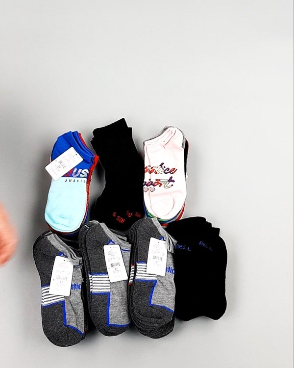 Фотография  599 - Носки дети лето CAN 084#5 кг, ЛОТ №7999 оптом в Москве и Московской области