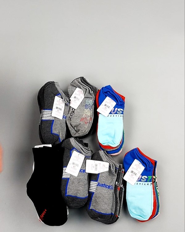 Фотография  667 - Носки дети лето CAN 084#5 кг, ЛОТ №8000 оптом в Москве и Московской области