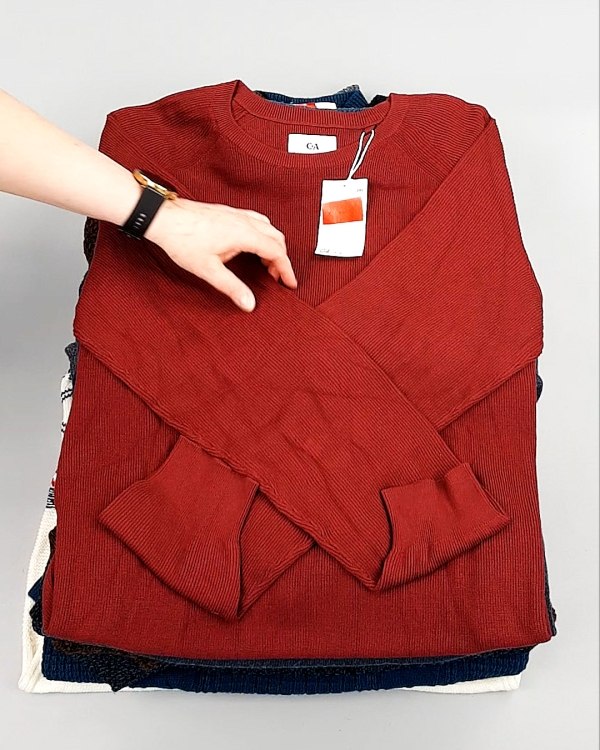 Фотография  527 - Джемпера мужские C&A 025#7 кг, ЛОТ №7891 оптом в Москве и Московской области