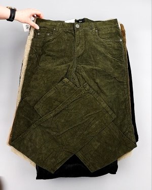 Фотография  177 - Брюки вельветовые м/ж C&A 025#10 кг, ЛОТ №8031 оптом в Москве и Московской области