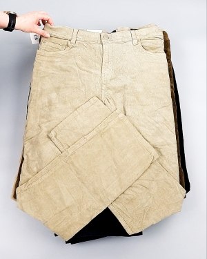 Фотография  742 - Брюки вельветовые м/ж C&A 025#10 кг, ЛОТ №8031 оптом в Москве и Московской области