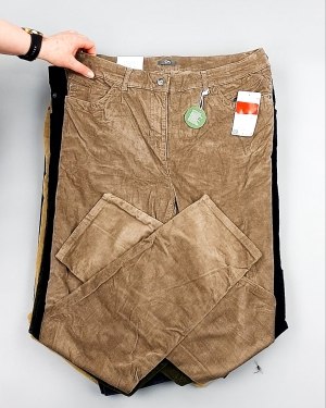 Фотография  447 - Брюки вельветовые м/ж C&A 025#10 кг, ЛОТ №7902 оптом в Москве и Московской области