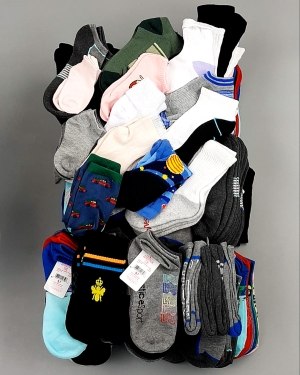 Фотография  341 - Носки дети лето CAN 084#5 кг, ЛОТ №8000 оптом в Москве и Московской области