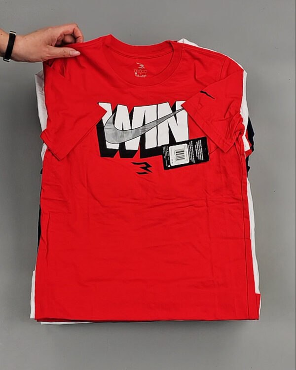 Фотография  413 - Футболки детские NIKE WIN CAN 084#5 кг, ЛОТ №8597 оптом в Москве и Московской области