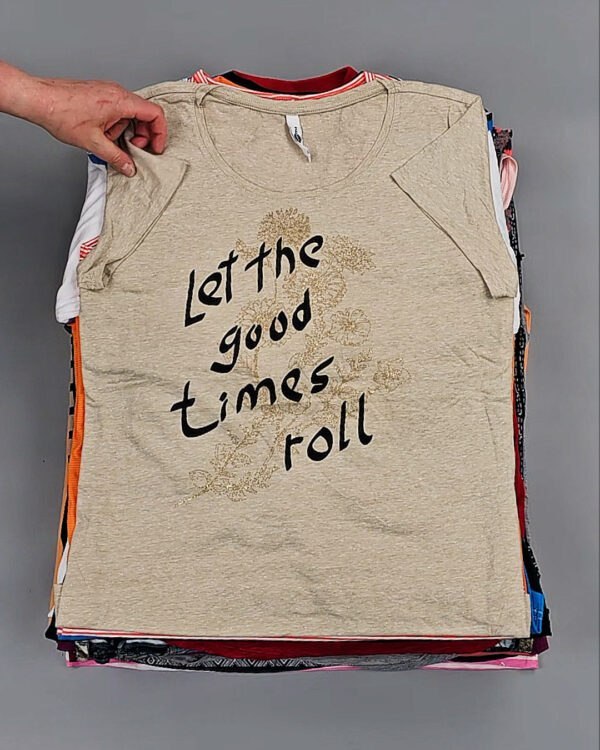 Фотография  864 - Футболки м/ж Cr+Ex#8 кг, ЛОТ № ВК0100 оптом в Москве и Московской области