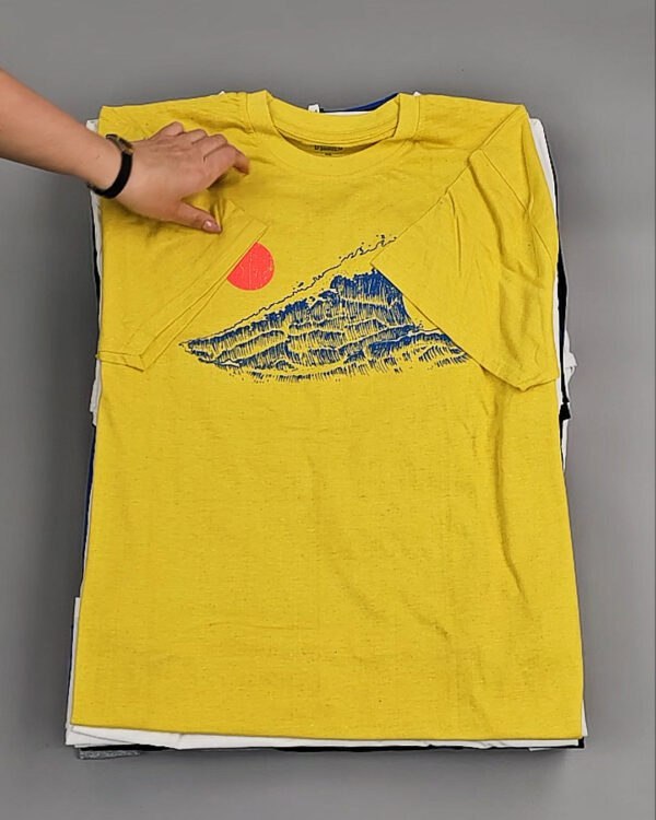 Фотография  808 - Футболки м/ж (Printed T-Shirts New)#5 кг оптом в Москве и Московской области