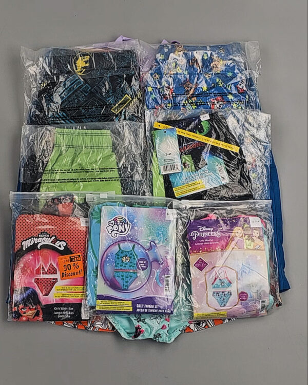 Фотография  591 - Купальники LIDL Kids#3 кг, ЛОТ №8966 оптом в Москве и Московской области