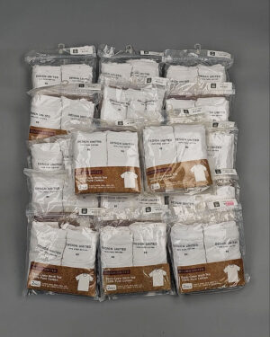 Купить Футболка белая муж Корея 085#5 кг оптом в Москве и Московской области