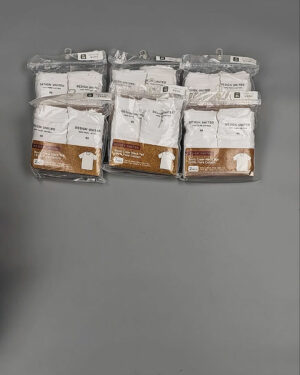 Фотография  936 - Футболка белая муж Корея 085#5 кг оптом в Москве и Московской области