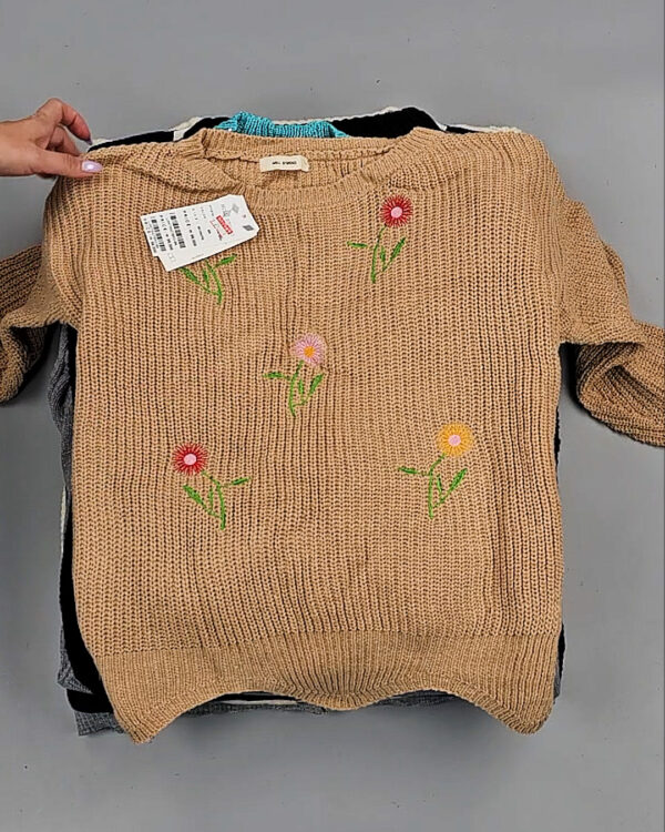 Фотография  883 - Джемпера Корея 085#7 кг, ЛОТ СТ-9414 оптом в Москве и Московской области