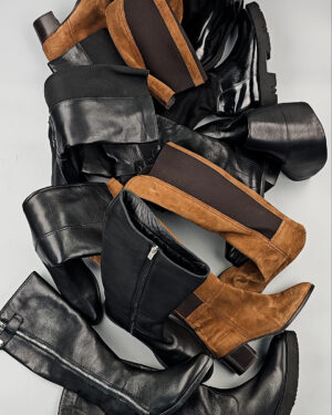 Купить Сапоги Италия #7 шт, ЛОТ СТ-9678 оптом в Москве и Московской области